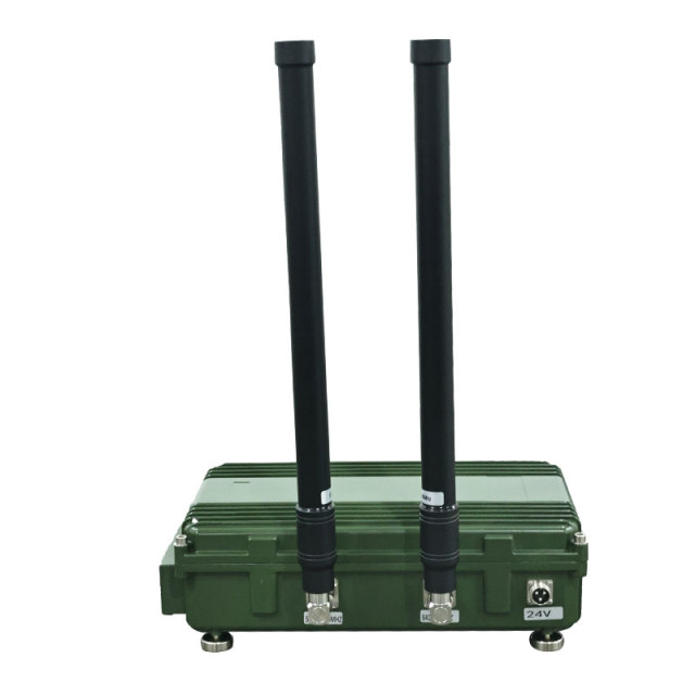 Dual-Band Vehicle-Mounted Magnetic Anti-Drone Jammer
