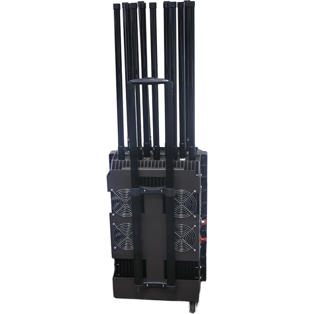 16-Bands Anti Drone Rolling Suitcase Equipment:100W per band