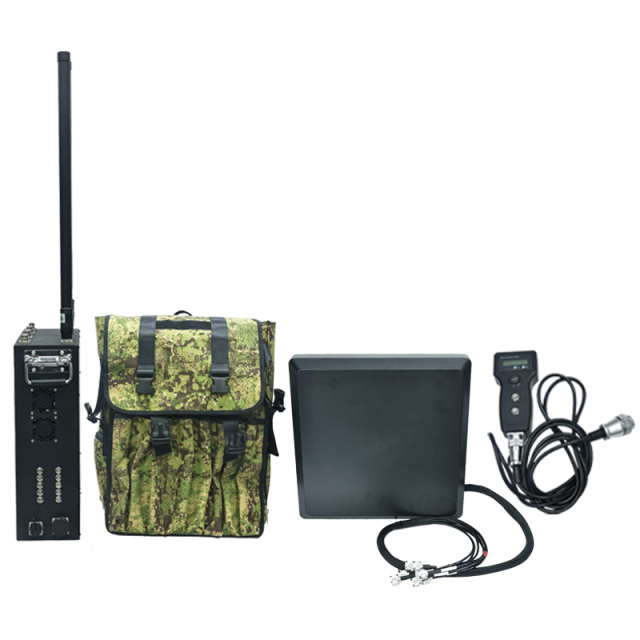 8/10/12 Band GaN Aluminum Digital Source Backpack Jammer