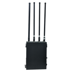 8/10/12 Band GaN Aluminum Digital Source Backpack Jammer