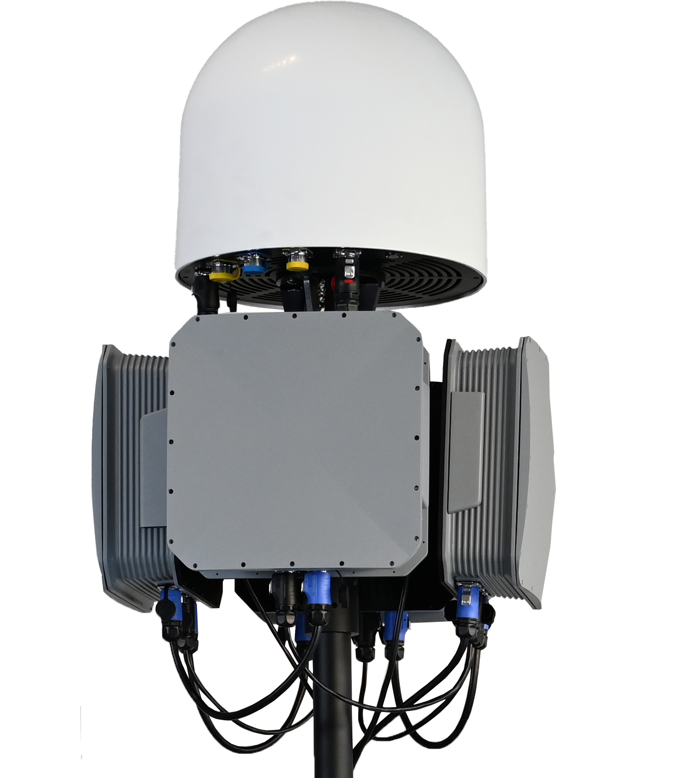 70MHz-6000MHz Full-band DR200-C 10KM Detect Range 1+N Super Expansion 4 Directional Anti-band + 13 Omnidirectional Jammer Drone Detection and Jammer Integrated System