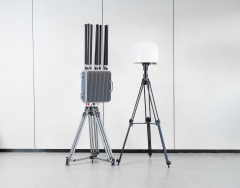 70MHz-6000MHz Full-band DR200-A 3KM Detect Range Fixed FPV 500MHz-6000MHz Video Capture Drone Detection and Jammer Integrated System