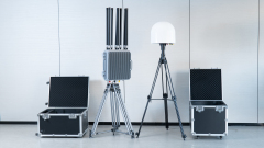 70MHz-6000MHz Full-band DR200-A 3KM Detect Range Fixed FPV 500MHz-6000MHz Video Capture Drone Detection and Jammer Integrated System