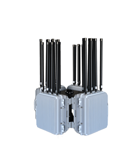 70MHz-6000MHz Full-band DR200-C 10KM Detect Range 1+N Super Expansion 4 Directional Anti-band + 13 Omnidirectional Jammer Drone Detection and Jammer Integrated System