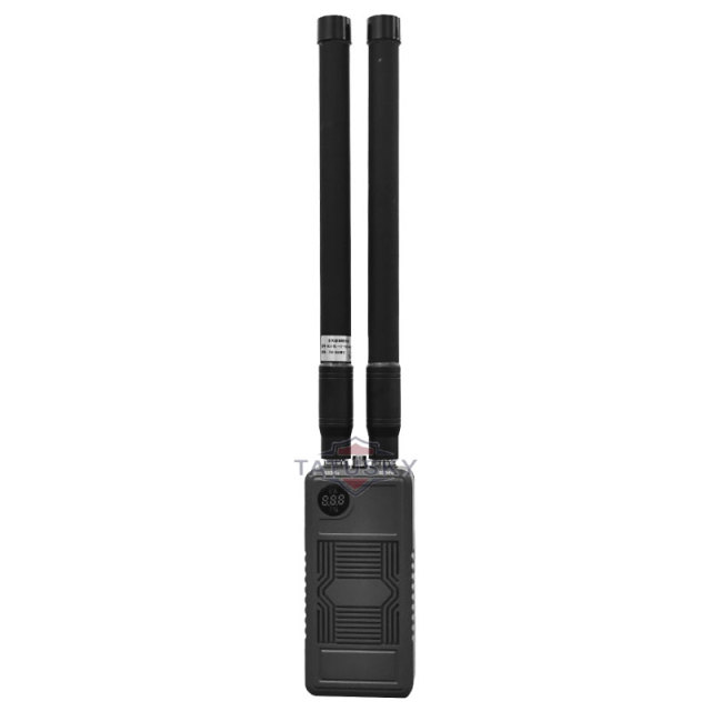 Wearable 2-Band Handheld Drone Jammer – Portable, Single-Operator Anti-Drone Solution