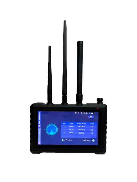 1.5km 70MHz-6.2GHz Full-band Detection 500MHz-6GHz FPV Full Coverage Video Captureand Storage1+N Working Mode with Watches Team Collaboration Portable Design