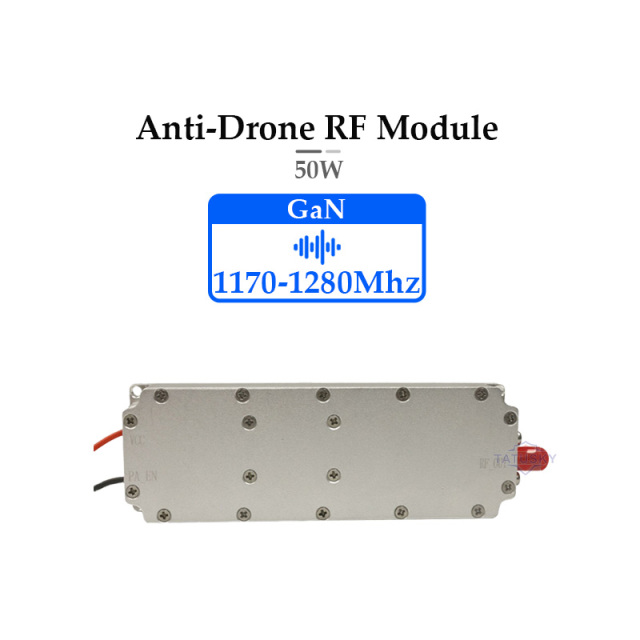 1170-1280mhz 50W PA GaN Anti Drone Module Counter Fpv Anti Fpv Anti Drone DJI Mavic Counter Fpv