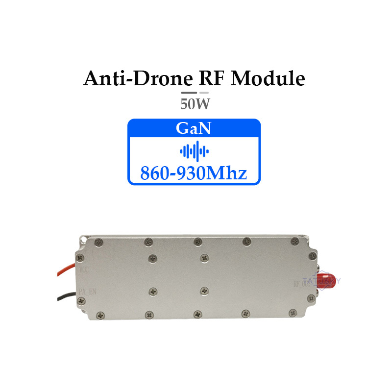 860-930mhz 50W PA GaN Anti Drone Module Counter Fpv Anti Fpv Anti Drone DJI Mavic Counter Fpv