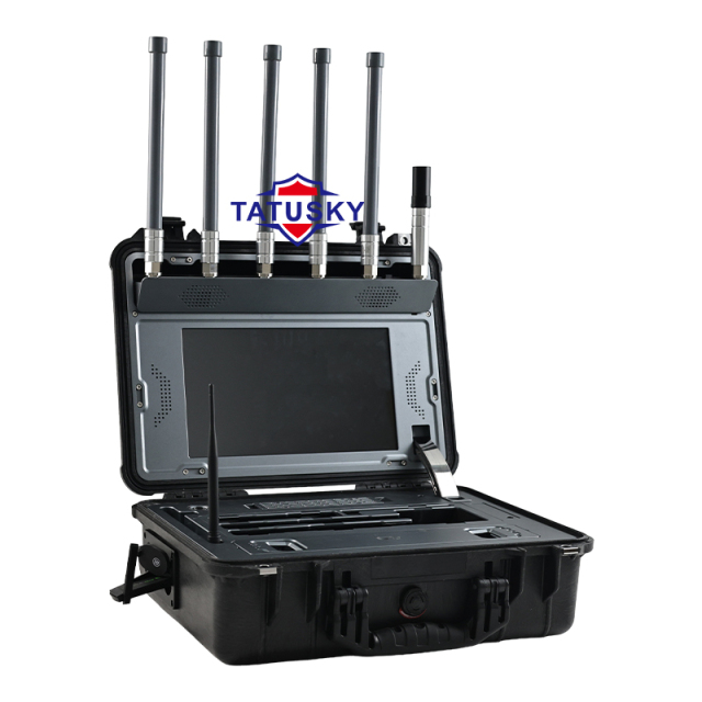 Drone Detector Portable Suitcase Integrated Detection & GPS Spoofing System Critical Infrastructure for DJI.Autel.FPV,ETC