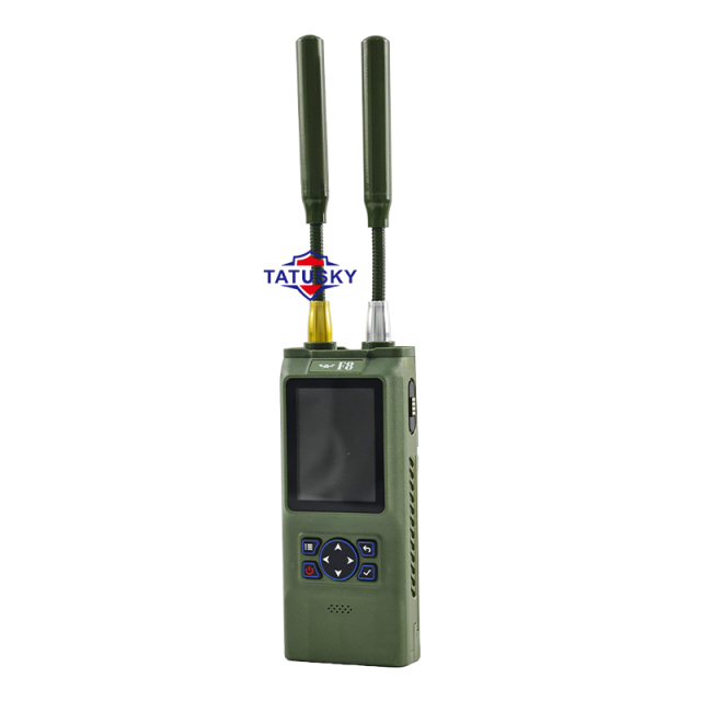 1km detection rangeultra-wideband 100-8000MHz handheld drone spectrum detection equipment