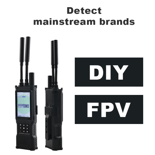 Compact Drone Defence Detector 70MHz–6000MHz Long Range 1.5–2km Detection 7-Hour Operation for DJI and FPV Drones