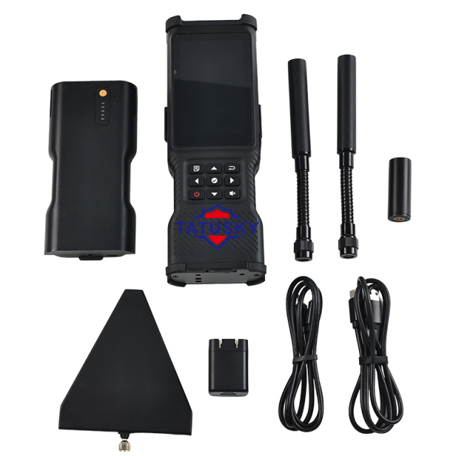 Compact Drone Defence Detector 70MHz–6000MHz Long Range 1.5–2km Detection 7-Hour Operation for DJI and FPV Drones