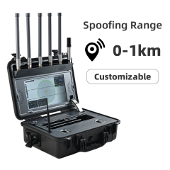 100MHz–6GHz Portable Drone Detection & GNSS Spoofing GPS L1 / GLONASS L1 / BDS B1 Suitcase System