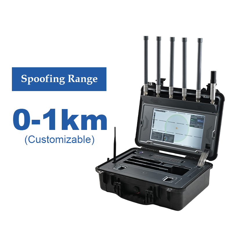 100MHz-6GHz Drone Detection System Function and  UAV Detection Precise Drone Positioning