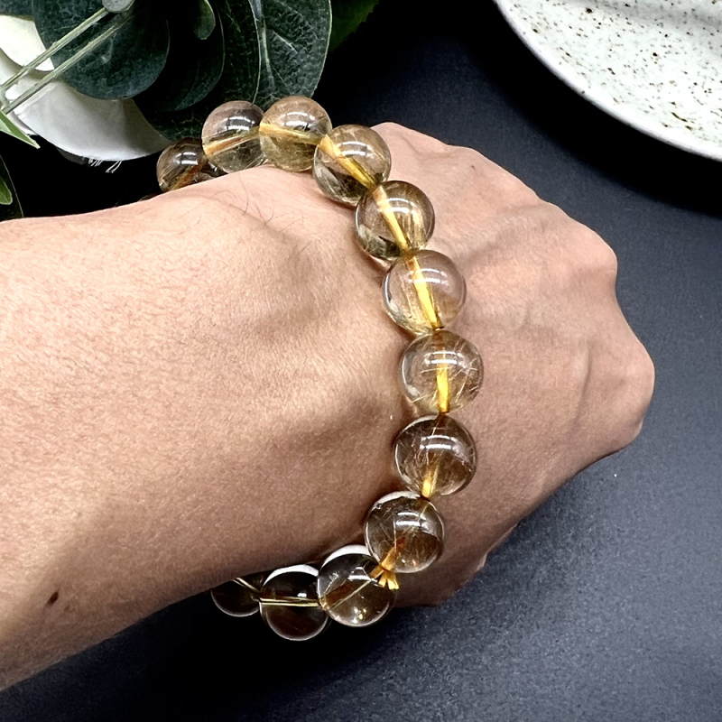 Golden Healer Natural Crystal Bracelet