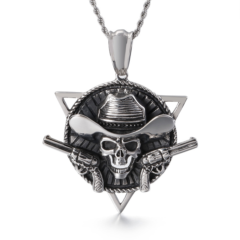 Navy Pirates of the Caribbean Captain Personality Pendant