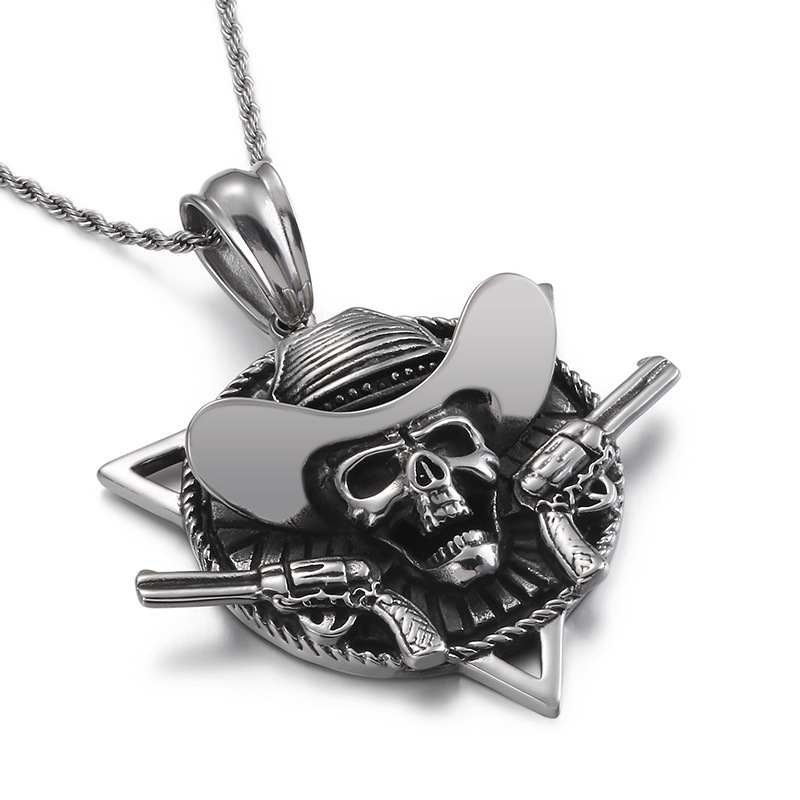 Navy Pirates of the Caribbean Captain Personality Pendant