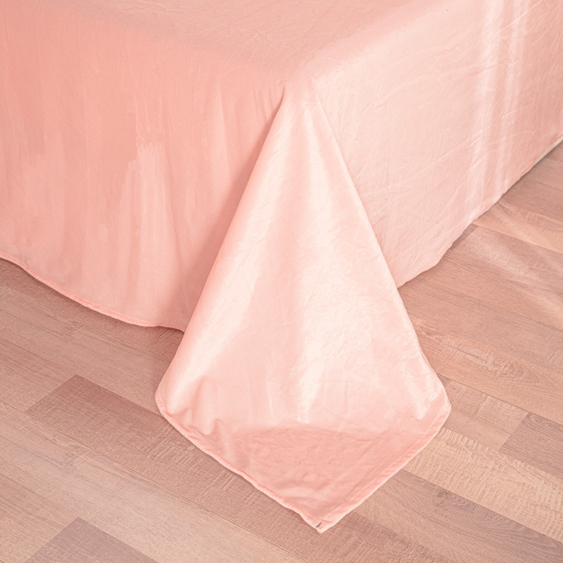 Rainbow Color Faux Fur Velvet Fluffy Plush Soft Bedding 4 Pieces Bed Sheets Set for Girl's Bedroom