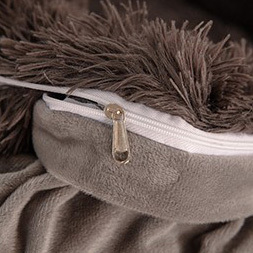 Luxury Soft Faux Fur Plush Shaggy Duvet Cover Velvet Fluffy Bedding Set