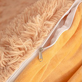 Custom Shaggy Duvet Cover Velvet Bedding Set Faux Fur Luxury Soft Fluffy Bed Sheet Set
