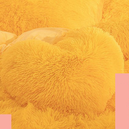 Long Plush Fluffy Faux Fur Shaggy Duvet Cover Flannel Velvet 100% Polyester Bed Sheet 4 PCS Bedding Sets