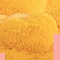 Long Plush Fluffy Faux Fur Shaggy Duvet Cover Flannel Velvet 100% Polyester Bed Sheet 4 PCS Bedding Sets