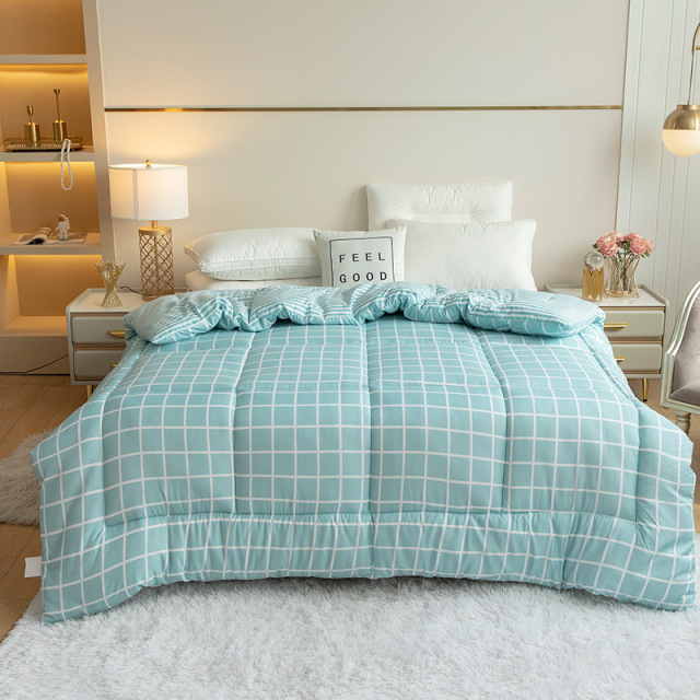 Custom Soft Printed Bedding Warm Winter Quilt Thickened Comforter for Home Use