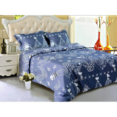 High Quality Factory Supply 100% Polyester Printed Bed Sheet Set Bedding Set