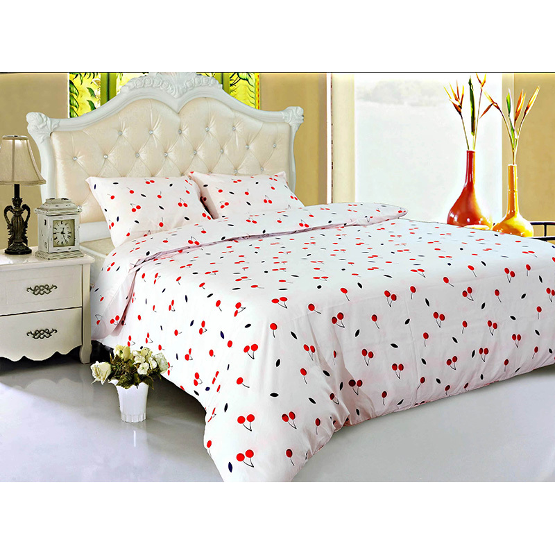High Quality Soft Printed Bedsheets Microfiber Bed Sheet Bedding Set for Home