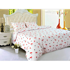 High Quality Soft Printed Bedsheets Microfiber Bed Sheet Bedding Set for Home