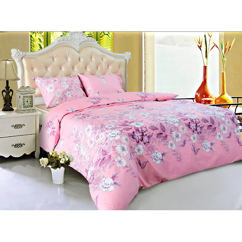 High Quality Soft Printed Bedsheets Microfiber Bed Sheet Bedding Set for Home