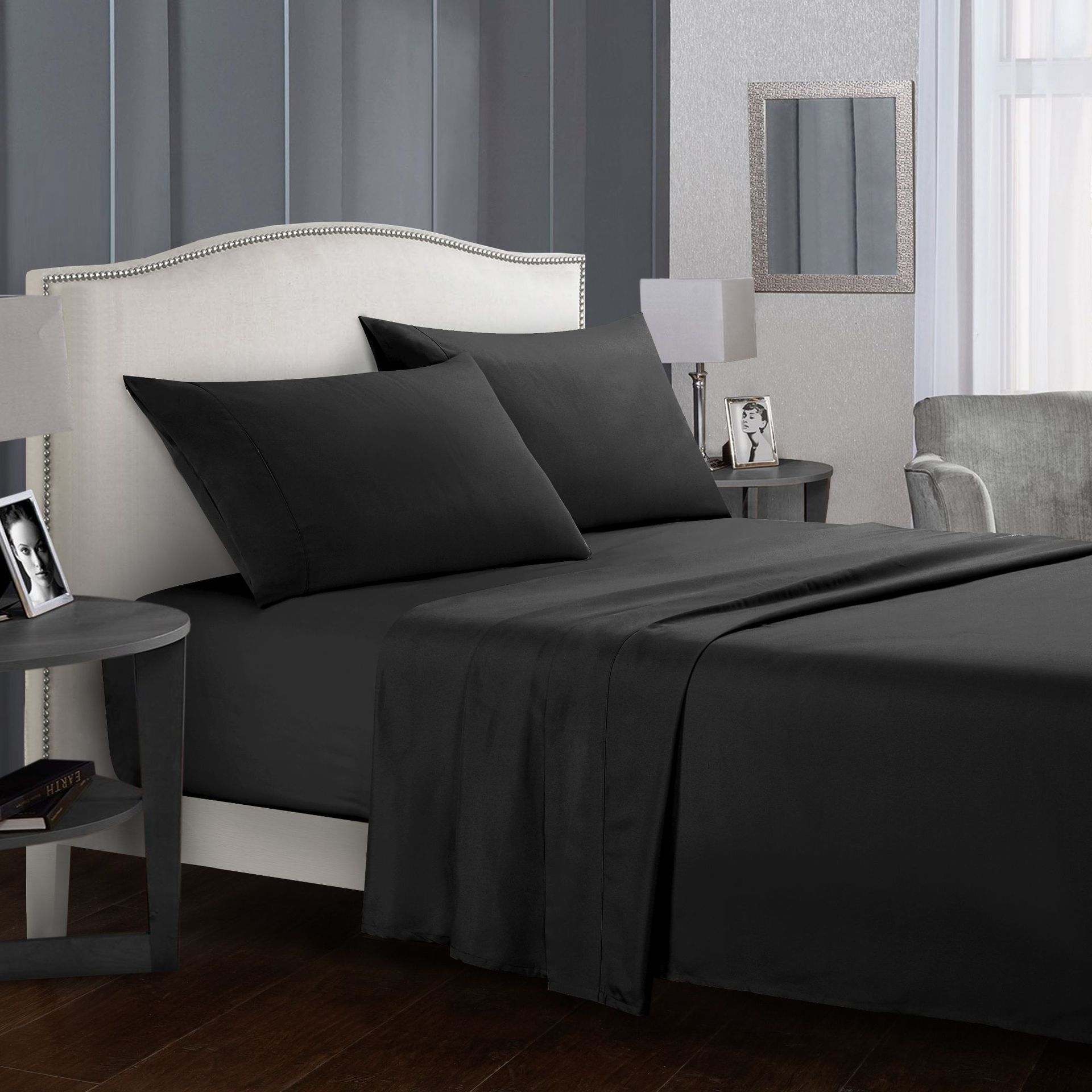 Hot Sale High Quality 100% Polyester Bedding Set Soft Hand Feeling Bedsheets for Home Use