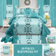Hot Selling USA Luxury Bedding 30 Pieces Sheet Collections Cotton Filling Bedspreads and Matching Curtains Quilted Bed Cover