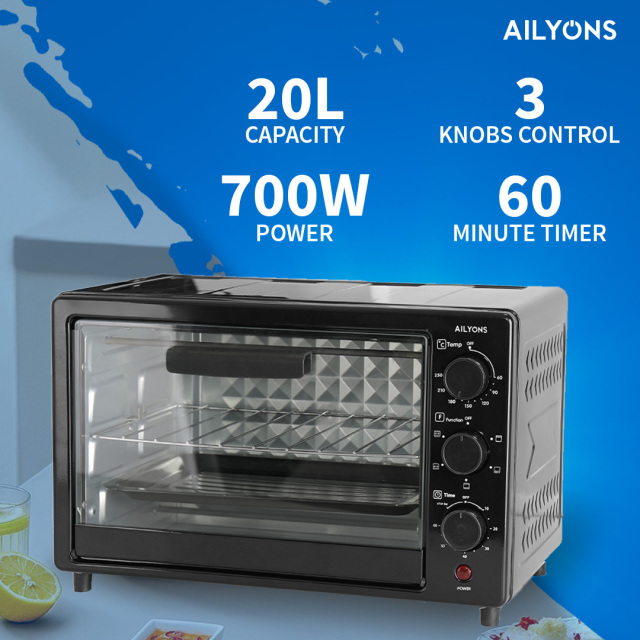 AILYONS E02001 20L Electric Oven