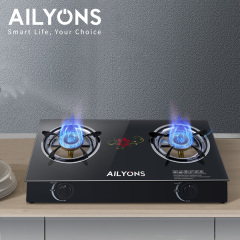 AILYONS GS014-1 Gas Stove Double Burner