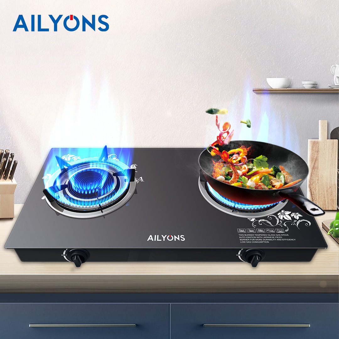 AILYONS  GS005A  Gas Stove Double Burner