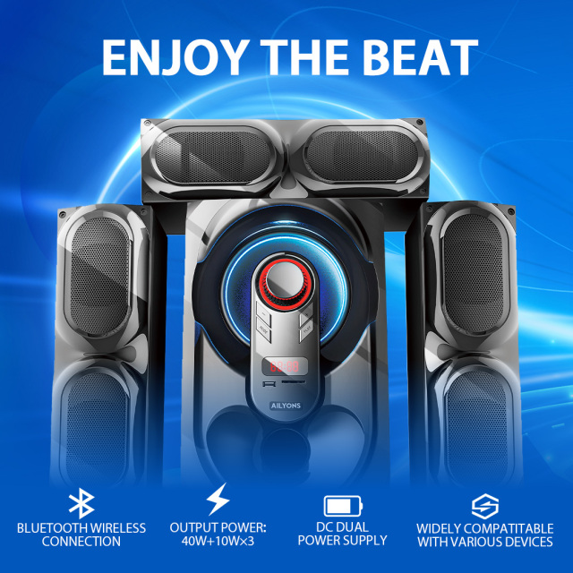 AILYONS 3.1CH ELP3612K-1 subwoofer/speaker system