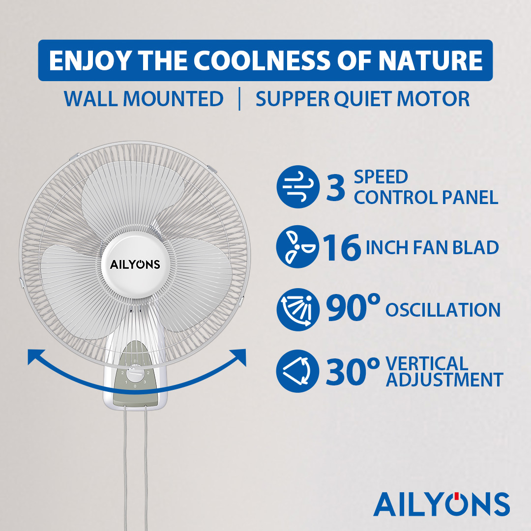 AILYONS FW-1631 WALL FAN