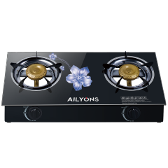 AILYONS GS014-4 Gas Stove Double Burner