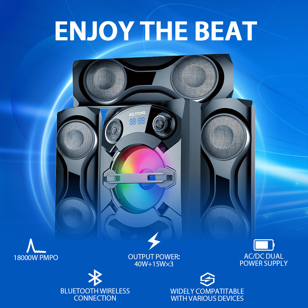 AILYONS 3.1CH  ELP3601K  subwoofer/speaker system