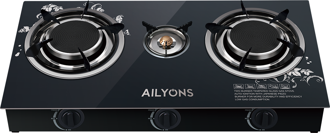 AILYONS GS006A Gas Stove Double Burner