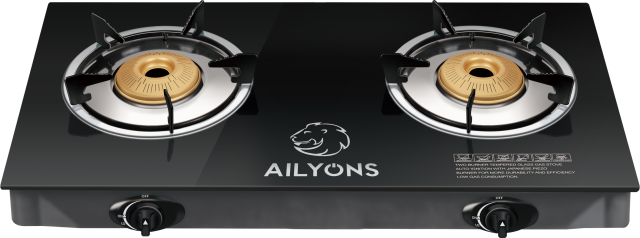 AILYONS GS302 Gas Stove Double Burner