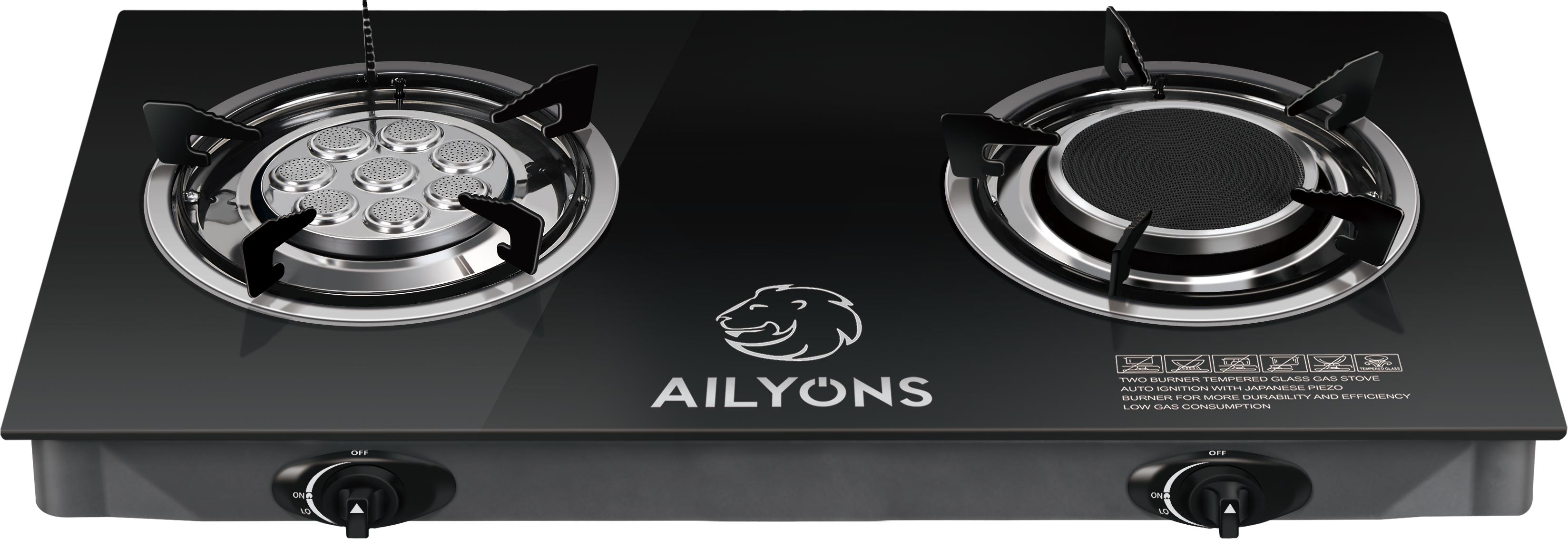 AILYONS GS303 Gas Stove Double Burner