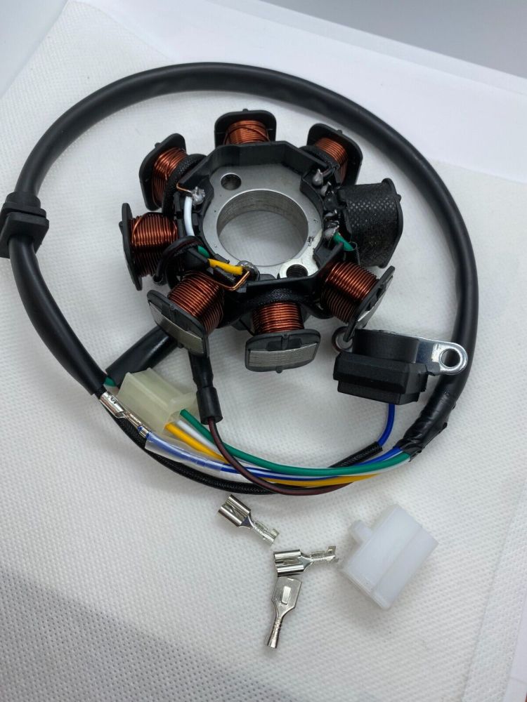 8 COIL STATOR MAGNETO 5 WIRE 50cc 70cc 90cc 110cc 125cc ATV QUAD KART TAOTAO AA