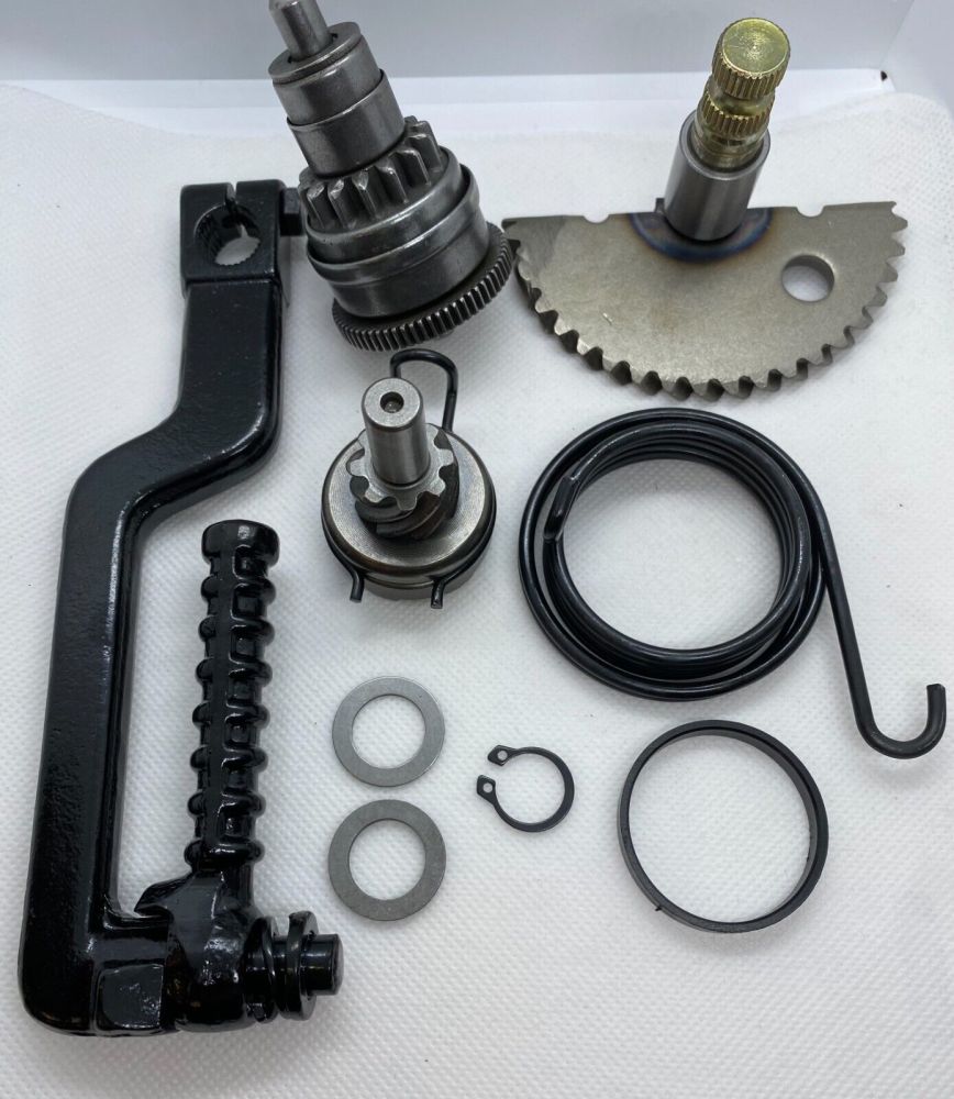 Start Gear Kick Start Gear Shaft Pedal Kit Replacement for GY6 49cc 50cc 139QMB