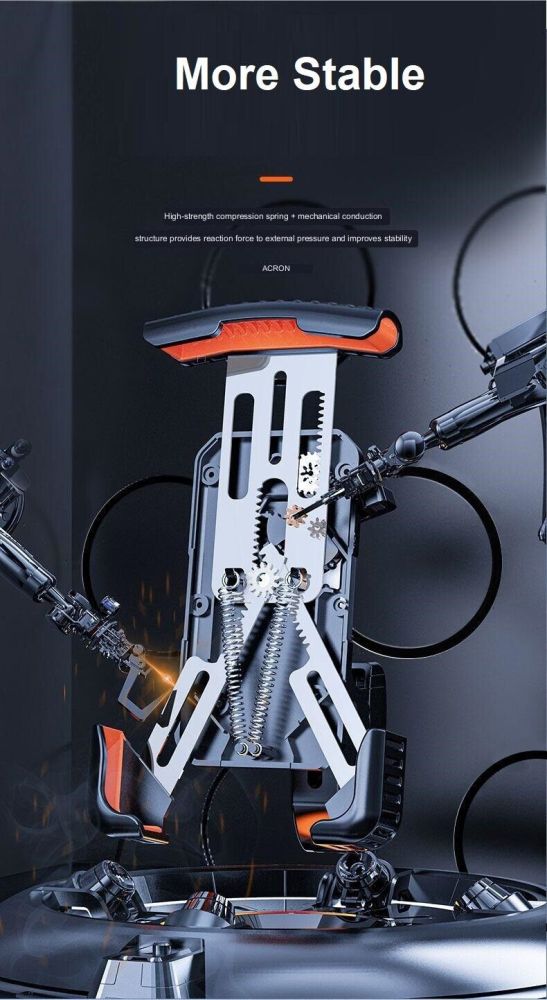 ABS Motorcycle Moped E-Bike Phone Rear Mirror Phone Holder