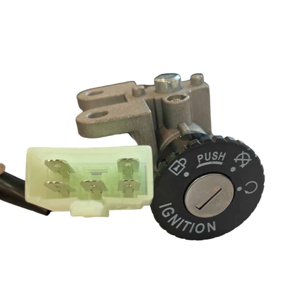 Ignition Switch Key Lock Gas Tank Cap Set Compatible for GY6 50cc Scooter Moped