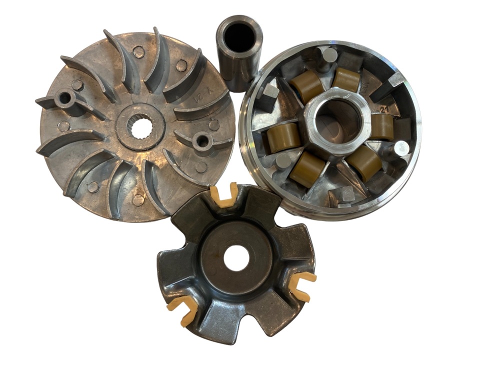 Front Clutch Variator Kits, Fit for Gy6 125cc/150cc.Driver Wheel Assy Performance 14 Gram Roller for Scooter ATV and Go Kart
