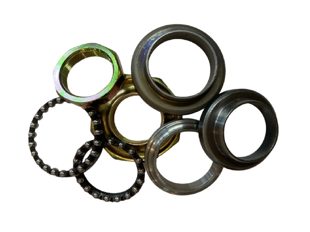 Steering Stem Bearing Kit, Fork Steering Stem Head Bearing Rustproof Steel Alloy High Strength for GY6 50 （BK1)