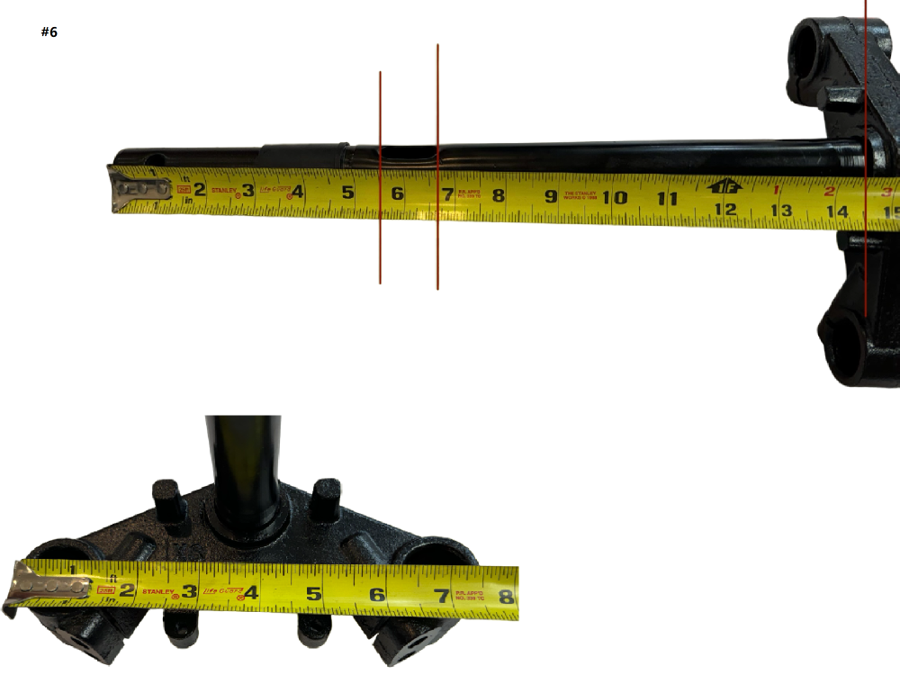 Front End Steering Fork Stem 13.8 inch (DF6)
